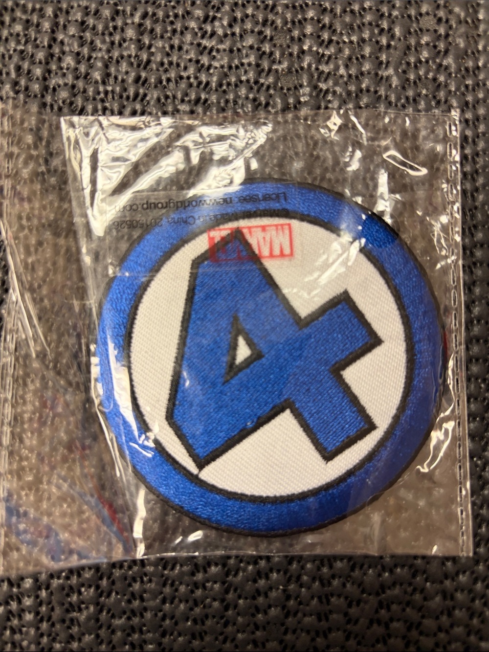 Marvel Fantastic Four Blue White Patch